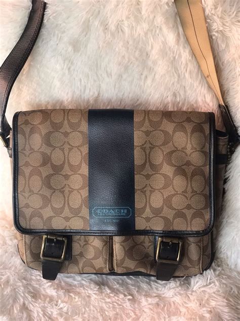 replica coach mens messenger bag